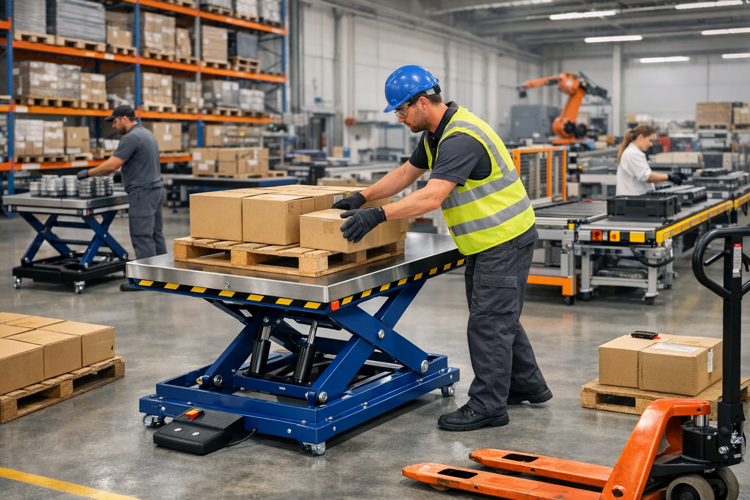 Les avantages des tables &eacute;l&eacute;vatrices ergonomiques pour l&rsquo;industrie en France